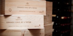 U'wine wooden crates